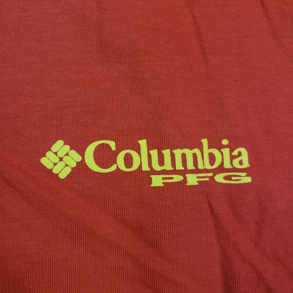 COLUMBIA PFG MEN REDT-SHIRT SIZE XL - Picture 3 of 8